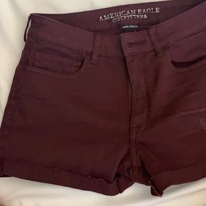High rise short American eagle jean shorts